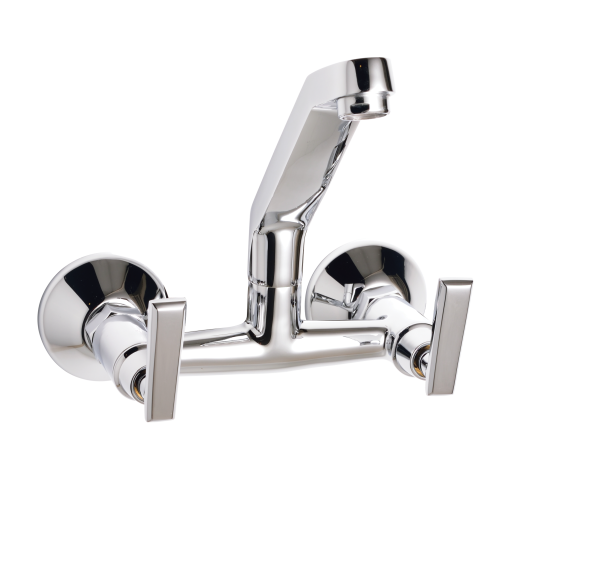 STG-136C Sink Mixer With Casted Spout Wall Mounted