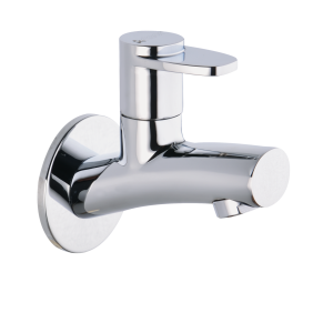 STL-111 Bib Cock with Wall Flange
