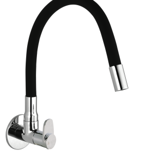 STL-132B Sink Cock With Flexible Spout Wall Mounted