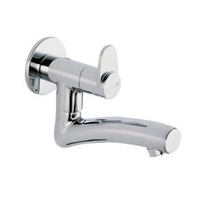 STL-135 Sink Cock With Bottom Swivel Spout Wall Mounted