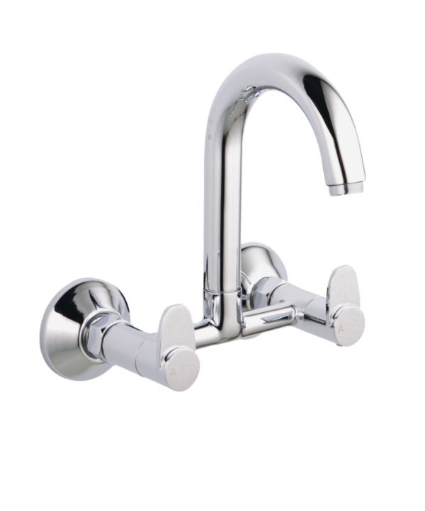 STL-136 Sink Mixer With Swivel Spout Wall Mounted