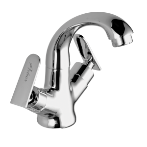 TIT-105 Center Hole Basin Mixer With 450mm Braided Hoses