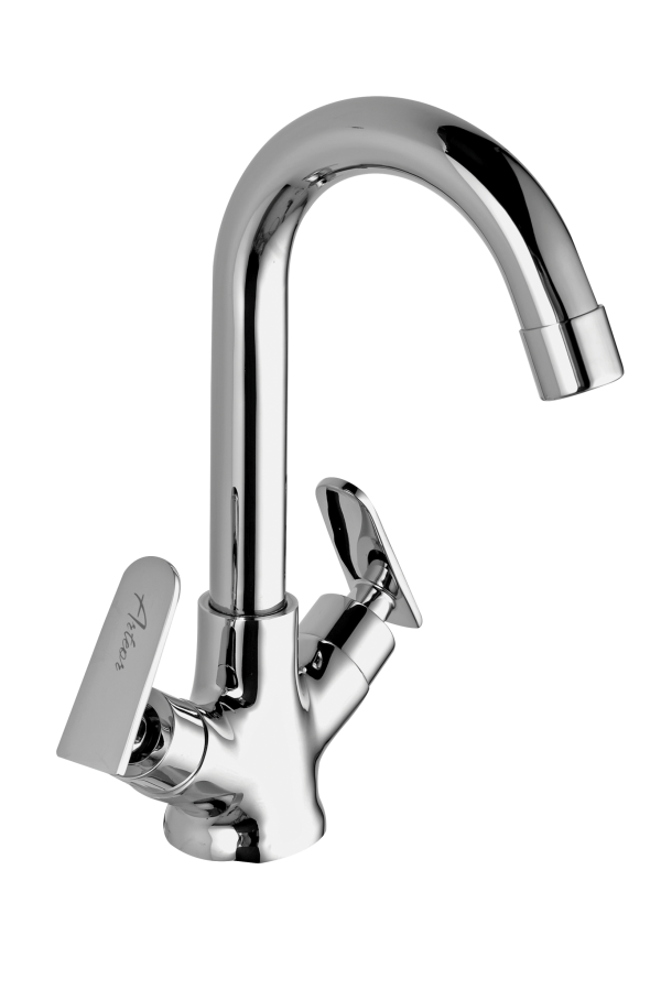 TIT-106 Center hole Basin Mixer with Swivel Spout