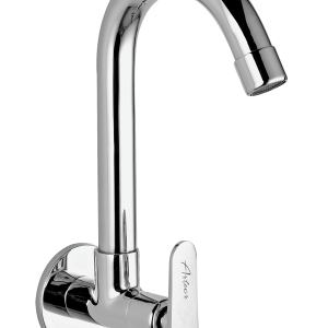 TIT-131 Sink Cock With Swivel Spout Wall Mounted