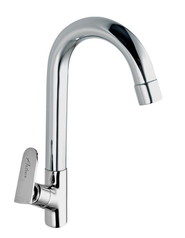 TIT-133 Sink Cock With Swivel Spout Table Mounted