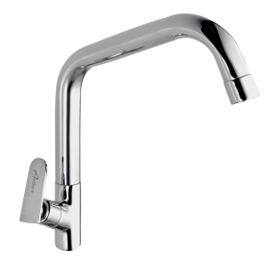 TIT-134 Sink Cock With Extended Swivel Spout Table Mounted