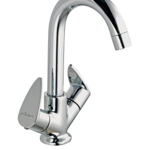VGR-105 Center Hole Basin Mixer With 450mm Braided Hoses