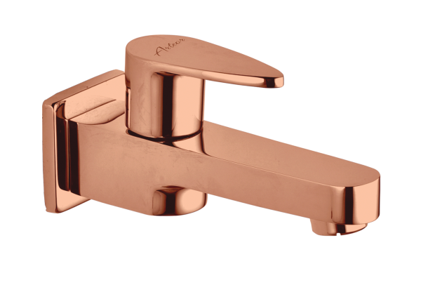 VGR-112 Long Body Bib Cock With Wall Flange(PVD)