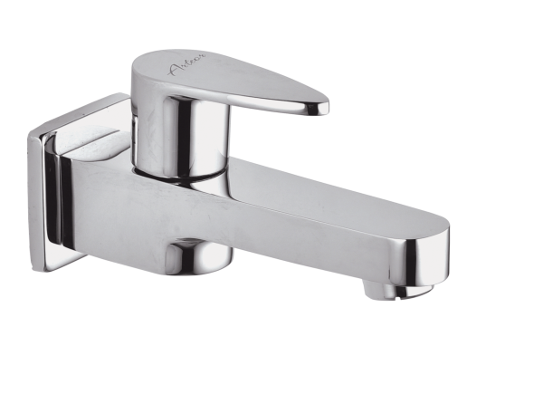 VGR-112 Long Body Bib Cock With Wall Flange