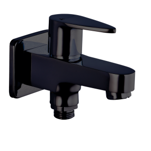 VGR-113 Bib Cock Two Way with Wall Flange(PVD)