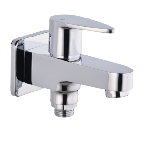 VGR-113 Bib Cock Two Way with Wall Flange