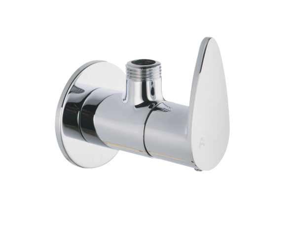 VGR-121 Angular Stop Cock with Wall Flange