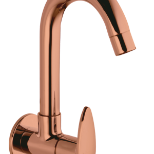 VGR-131 Sink Cock With Swivel Spout Wall Mounted(PVD)