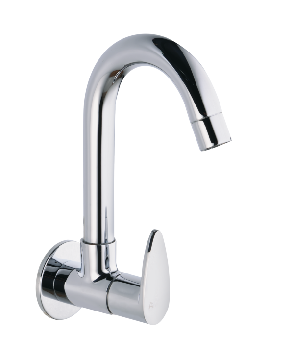 VGR-131 Sink Cock With Swivel Spout Wall Mounted