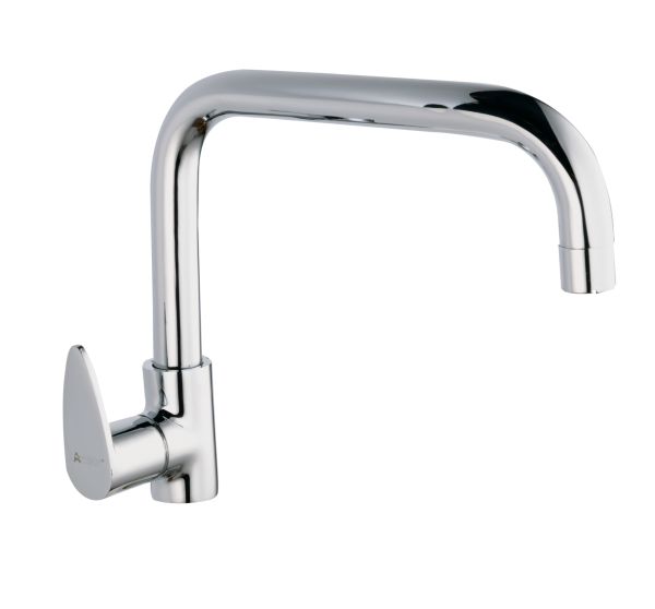 VGR-134 Sink Cock With Extended Swivel Spout Table Mounted