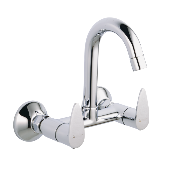 VGR-136 Sink Mixer With Swivel Spout Wall Mounted