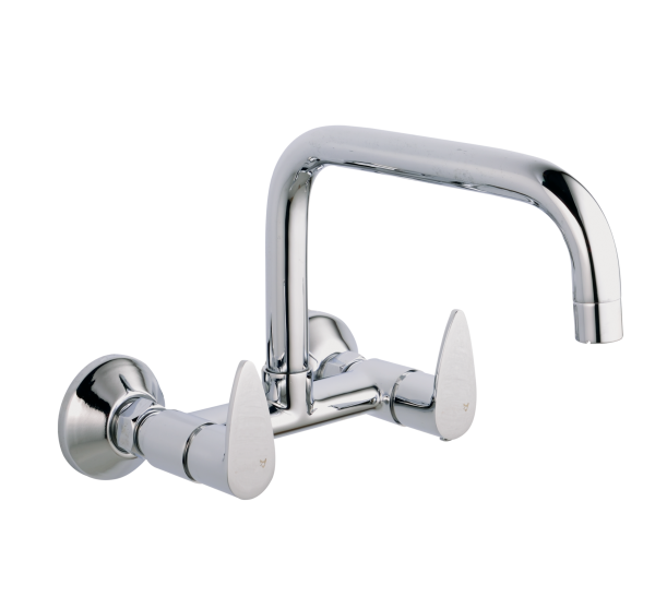 VGR-137 Sink Mixer With Extended Swivel Spout Wall Mounted