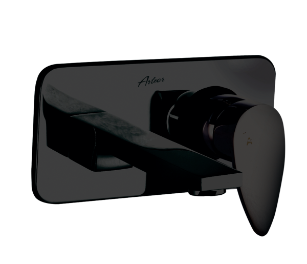 VGR-180 Single Lever Wall Mounted Basin Mixer With Concealed Body(PVD)